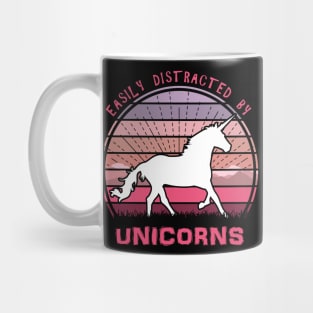 Easily Distracted By Unicorns Mug